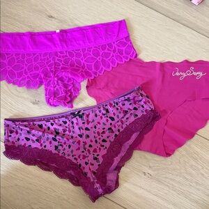 Victoria’s Secret Vibrant Pink Women's Intimates Set